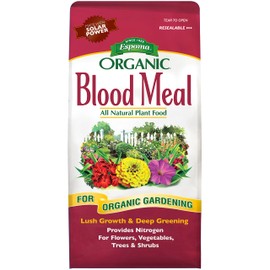 Espoma Organic Blood Meal Fertilizer 12-0-0. All-Natural Plant Food Source of Nitrogen for Organic Gardening. for Flowers, Vegetables, Trees & Shrubs. 3 lb Bag.