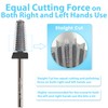 MagiBling Straight Cut Two-way Rotation Nail Drill Bits, Volcano 3/32''
