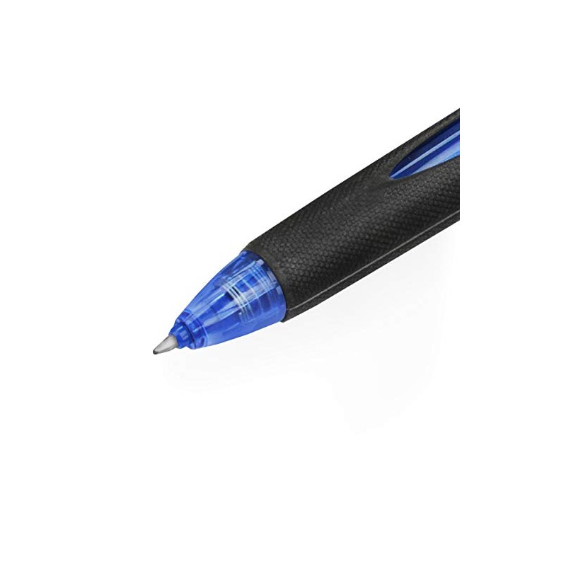 Uni-Ball SN-220SF Power Tank Retractable Ballpoint Pen 1mm Blue Ink