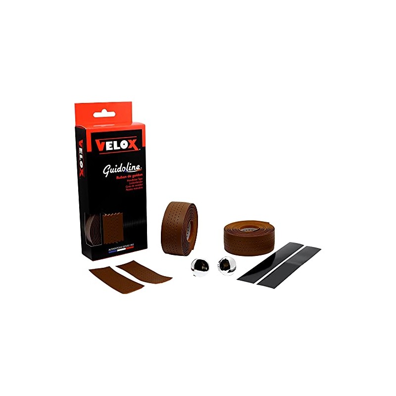 Velox Soft Grip Cork Handlebar Tape, Brown, One Size