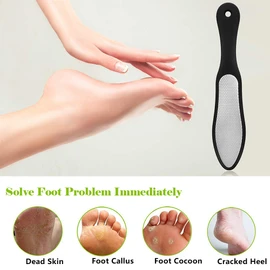 BEZOX Professional Foot File(1 Piece) - Double Sided Foot Scraper Rasp - Foot Dead Skin, Corn, Callus Remover Tool - W/Cloth Bag