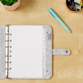 Avery A-Z Dividers, 12-Tab Set, 8-1/2" x 5-1/2", 1 Binder Divider Set (11313)