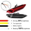 ECAHAYAKU Led Rear Bumper Reflectors Lights Compatible With 2015 2016