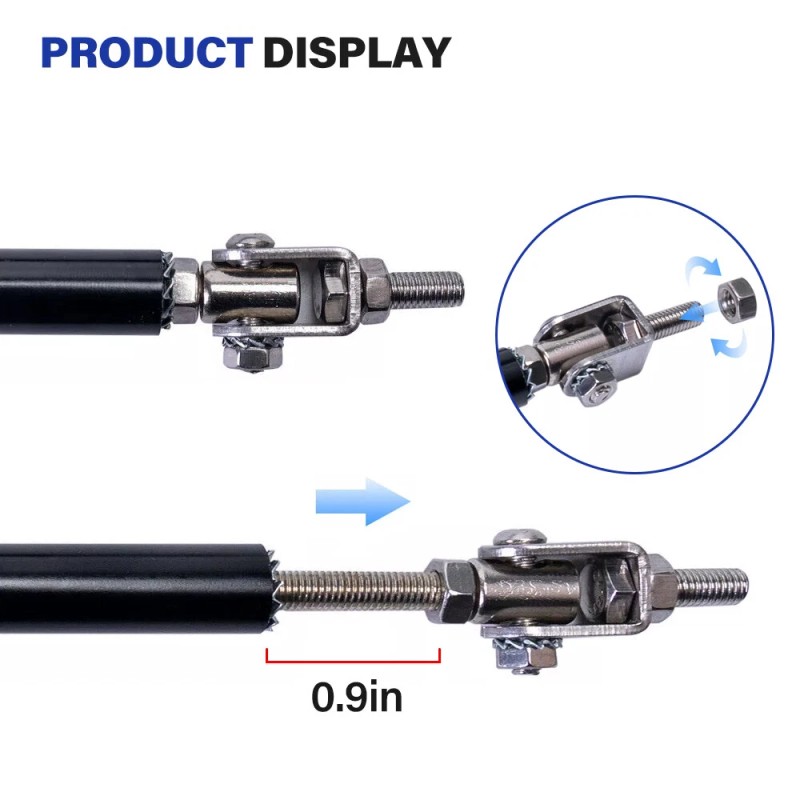 CNPAPC For Toyota Corolla Front Bumper Lip Spoiler Splitter 78.7"