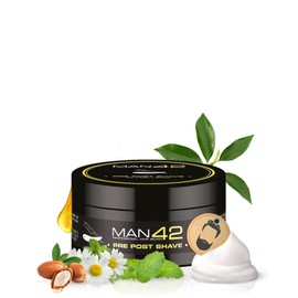 MAN42 Pre/Post Shaving Cream, Before and After Shaving Cream, 100 ml