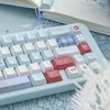 TIMSEKER 147 Keys Blue Aesthetic Custom PBT Keycaps, Cherry Profile,
