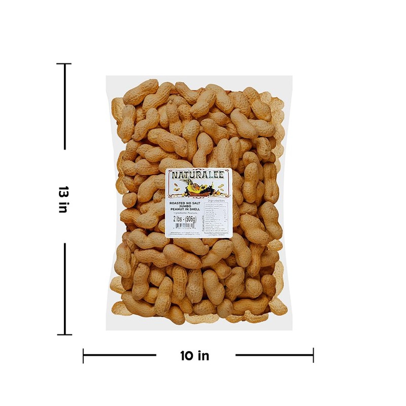 Naturalee Peanuts, In Shell 2 lbs - Roasted, No Salt