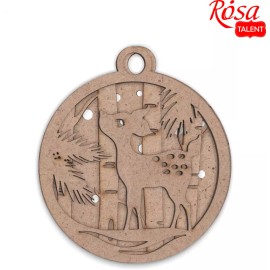Rosa Talent Winter Story 4 - set of bases for decoration on fiberboard. 3.54*...