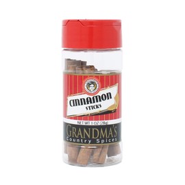Grandma's Country - Premium Cinnamon Sticks - 1 oz - Gourmet Grade Spices - 100% Cleaned and Processed in the USA