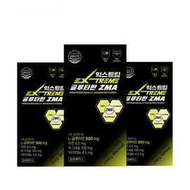 (익스트림) L글루타민 ZMA 1300mg 120정 3Box (12개월분) (Extreme) L-Glutamine ZMA 1300mg 120 Tablets 3 Boxes (12 Months Supply)