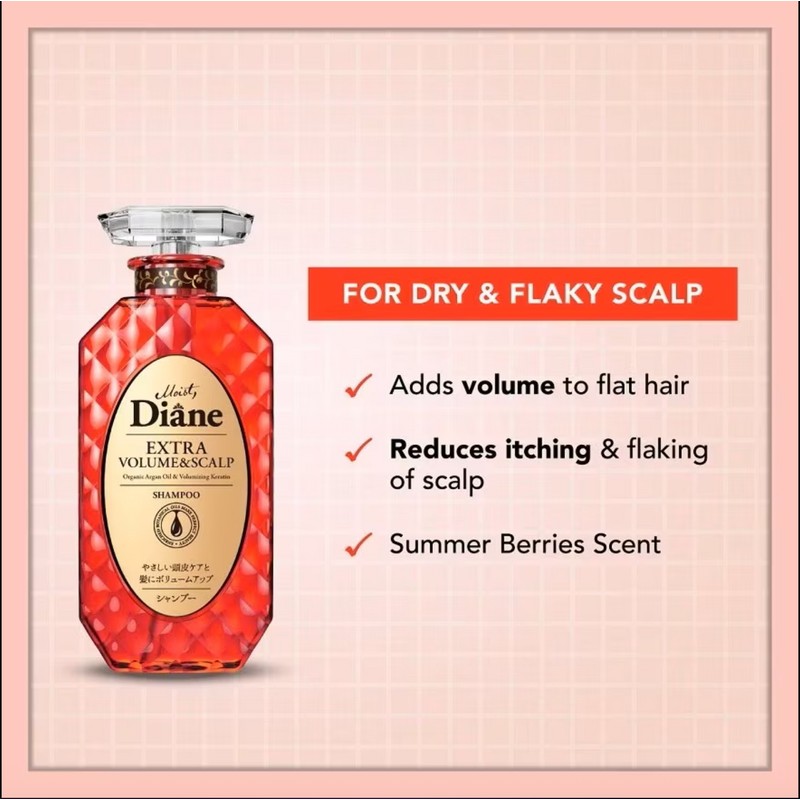 Moist Diane Scalp Smooth Straight/Damage Repair/Fresh Hydrating/Moist Shine/Volume Shampoo/Hair Treatment