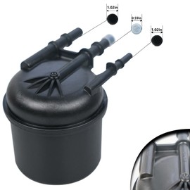 FD4625 6.7 Powerstroke Fuel Filter Element Compatible with F250 F350 F450 F550 Super Duty 6.7L 2017-2023 Diesel Engine Replaces HC3Z-9N184-C FD-4624 FD-4625