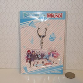 Round One NEW Hololive x Round 1 USA Collab Exclusive Limited Edition Keychain Acrylic