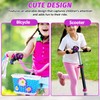 Sewroro Unicorn Bike Bell Purple Bicycle Handlebar Bell with Loud