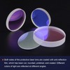 sourcing map Fibre Laser Protective Lens Window Diameter 20 mm