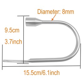 MZMing 2 Pack Chrome Curtain Holdbacks Tieback Hooks Decorative Curtain Tie Back Hooks for Curtains Holder Metal Tie Backs Hook Back