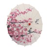 Chinese Oiled Paper Umbrella Handmade Paper Umbrella with Wood Handle