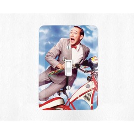 Pee Wee's Big Adventure Switch Plate Cover Pee Wee Herman Decor Outlet Cover 80s Gift 80s Decor Pop Culture Pee Wee's Playhouse