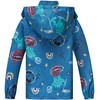 WICKHAM - chamarra impermeable para niños y niñas, con capucha