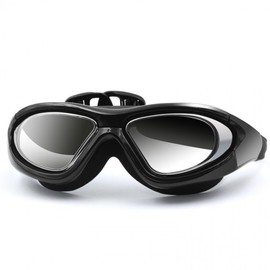 Adult Swimming Goggles for Pool & Water Play LF508 Free Size / Transparent Black 3ea