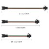 Hysmigor 5 pcs/Pack 20AWG 3 Pin JST SM Male Female