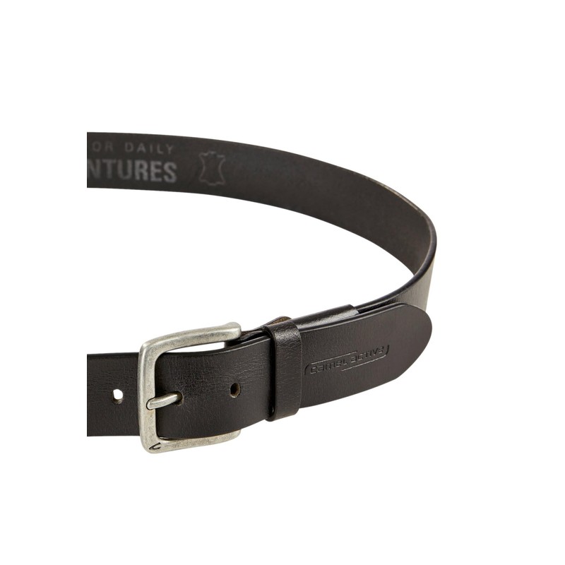 camel active Men's Genuine Leather Belt, black