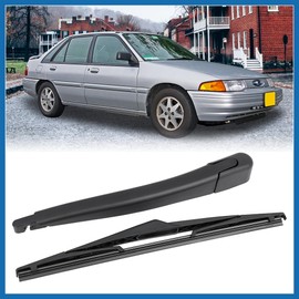 A ABSOPRO Rear Windshield Wiper Blade Arm Set for Ford Fiesta MK6 11-18 Item Replacement