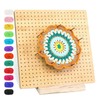 Crochet Blocking Board with 6 Pins 3mm Hole Diameter Tetragonum