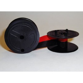 Sharp Electronic Calculator Ribbon Twin Spool Black & Red Ribbon - Fits all Twin Spool Models