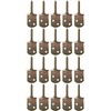 Braid Fence Brackets L-Shaped Pack of 20 (Galvanised Steel)