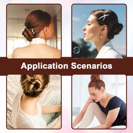 cobee 3 Pcs Bun Makers for Women's Hair, Ballet Bun Kit Donut Bun Maker Accessories, French Braid Tool Curler Roller Dish Headbands for Women Kids Long Short Hair(Brown)