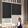GENIMO 100% Blackout Blinds for Indoor Windows, Window Blinds Cordless