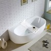 WUSILILU Acrylic Bathtub Tray,31" Clear Acrylic Bathroom Bathtub Tray w/Handle