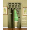 Today's Curtain Madison Reversible Button Valance 20" L, Sage
