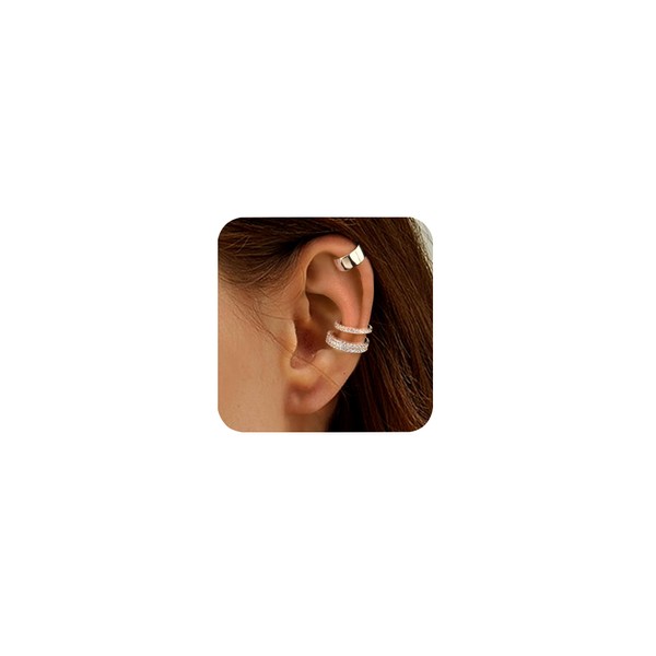 ALEXCRAFT Ear Cuff Earrings For Women 3 Pcs Earrings Cuff