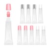 Quacc 9pcs Empty Lip Gloss Tubes, 15ml Soft Squeezable Lip