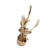 Tableware Mini Zinc Alloy Fruit Dessert Tasting Forks Spoon with