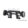 NICEYRIG 15mm Dual Rod Clamp with Rosette for ARRI Standard(M6