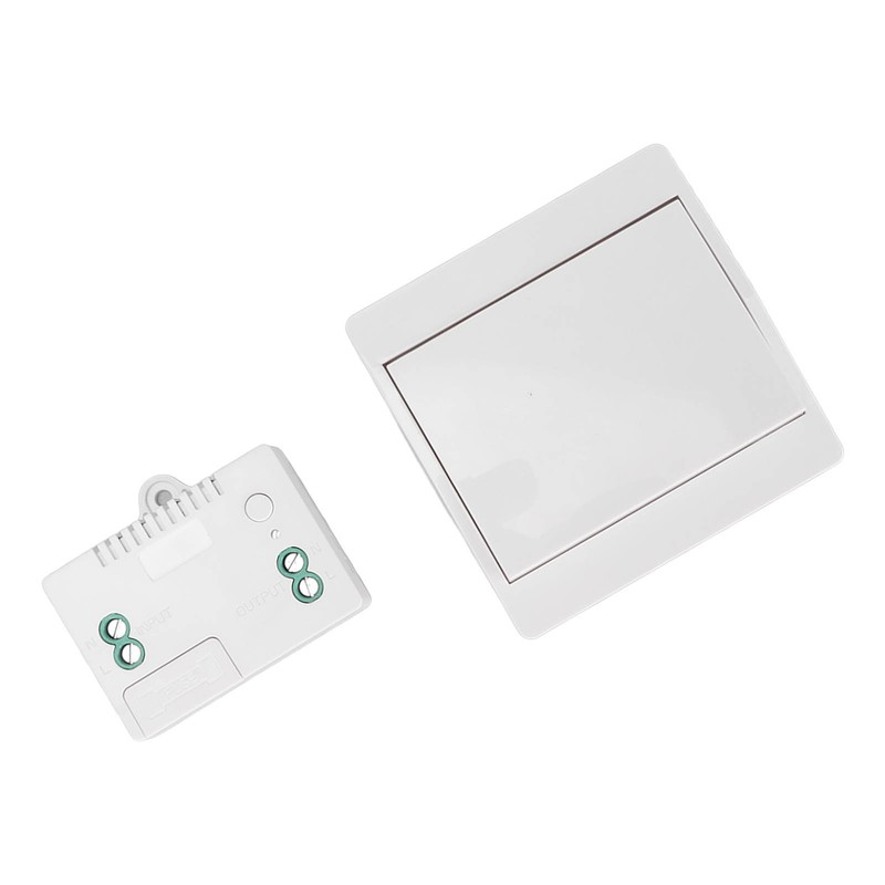 Wireless Light Switch Receiver Kit Self Generating Kinetic Energy Remote