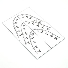 1 Piece Dental Guide Plate Teeth Arrangement on Denture Work Dental Teeth Guide Plate Ruler Dental Lab Tools (1 Piece B)