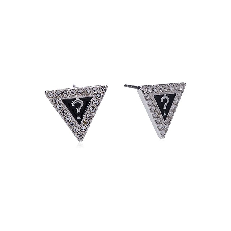 GUESS "Basic" Silver Heart, 4G and Triangle Stud Earrings