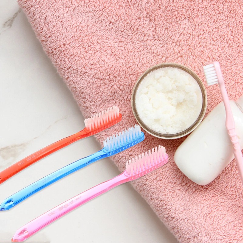  12 Pcs Super Bristle Toothbrush Hard Toothbrushes for Adults