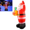 4.92ft Inflatable Outdoor Santa Decoration with Built in LEDs for