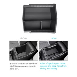 CDEFG for 2025 Subaru Forester Center Console Organizer, for 2025 Subaru Forester Accessories Middle Console Armrest Storage Box (NOT for 2025 Wilderness)
