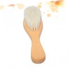 SAFIGLE Natural Wool Baby Hair Brush Comb Bath Shampoo for