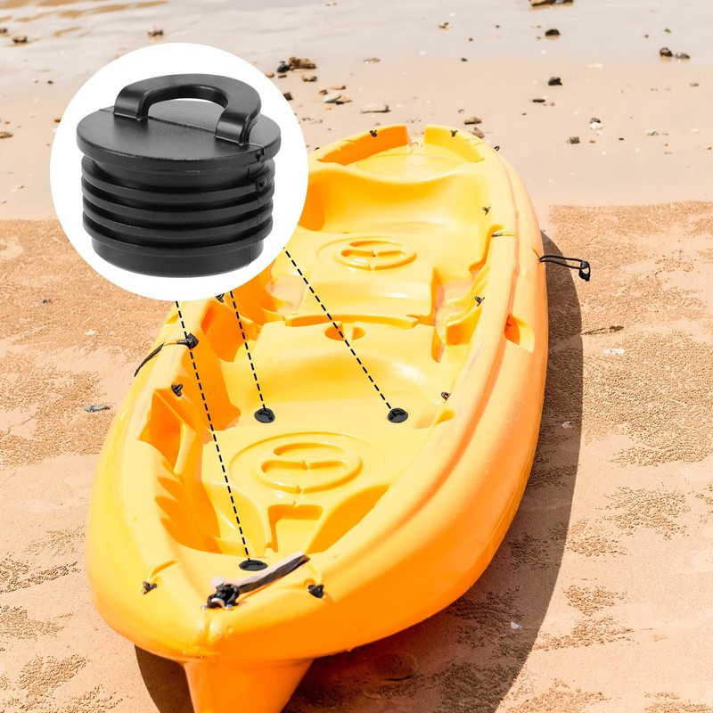 10pcs Kayak Scupper Plug Kit, Universal Boats Rubber Scupper Plugs