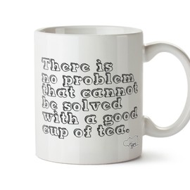 Hippowarehouse There is No Problem That Cannot be Solved with a Good Cup of Tea 10oz
