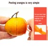 Orange Citrus Peelers, 13pcs Plastic Orange Peeler，2pcs Grapefruit Peeler. Lemon