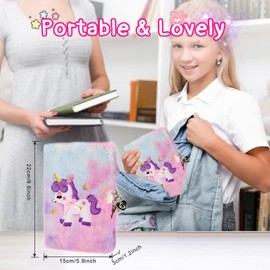 PESLNG Girl Diary with Padlock | Secret Notebook Girl Gift | Encourages Writing, Perfect for School and Special Occasions (Licorn with Bowknot, Dark Color, Multicolor)