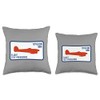 Hawker Typhoon Throw Pillow